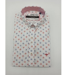 Camisa Blanca Estrellas